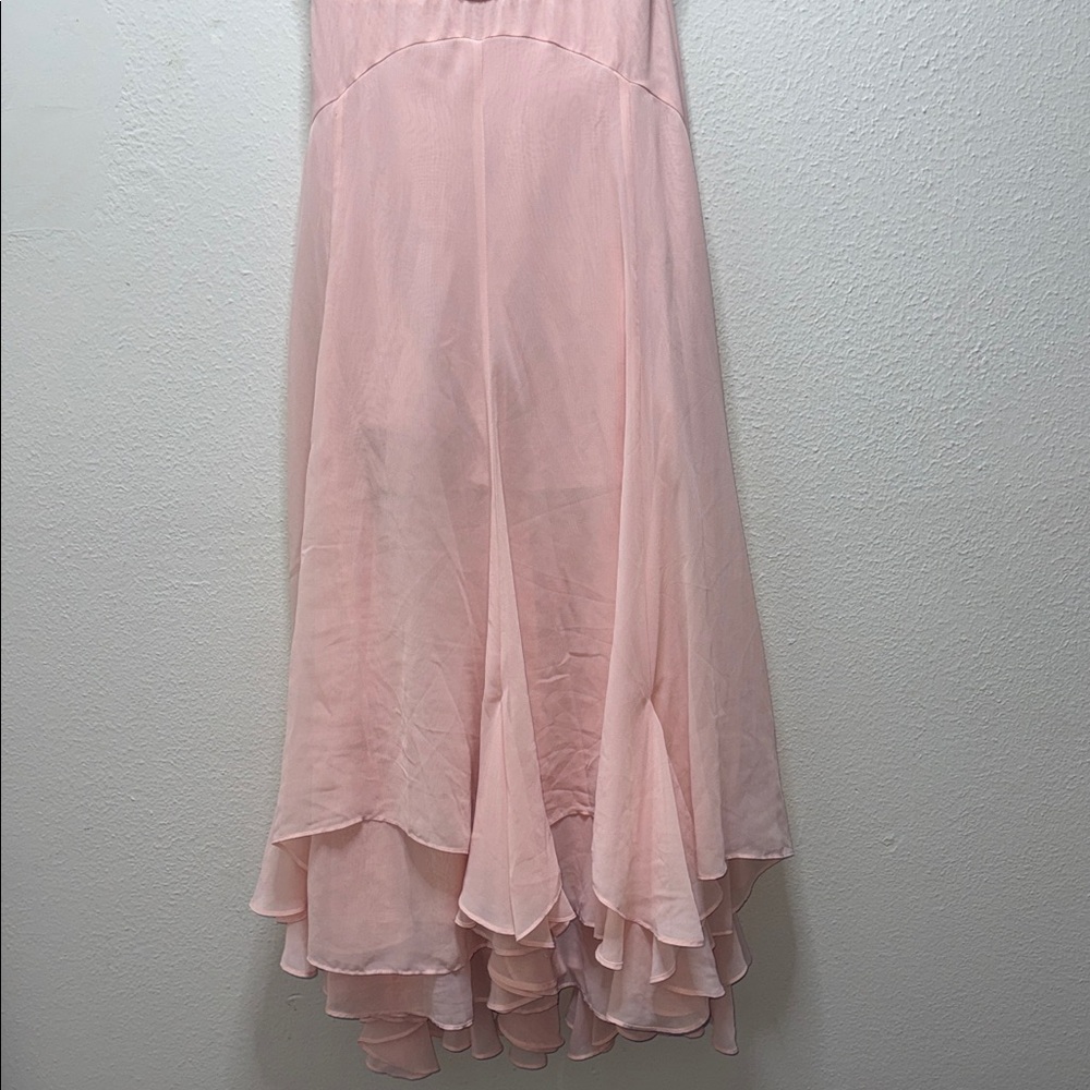 Amanda Uprichard Light Pink Strapless Dress - Picture 3 of 5